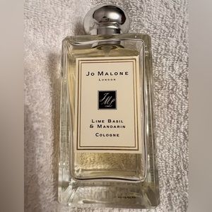 Jo Malone London Lime Basil and Mandarin Cologne 80% full with box.